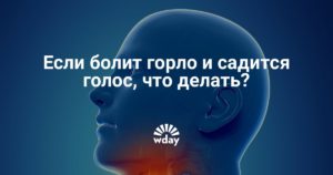 Болит горло и пропал голос Что делать?