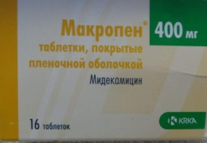 Макропен таблетки: инструкция по применению антибиотика