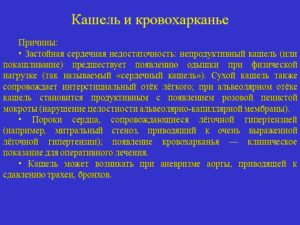 Признаки сердечного кашля и эффективные методы лечения патологии