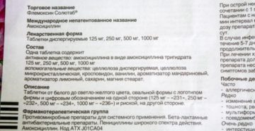 Флемоксин: состав, свойства и показания к применению антибиотика