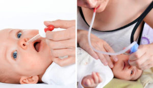Чем лучше и как правильно промыть нос грудному ребенку
