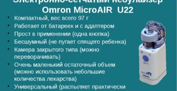 Небулайзер электронно-сетчатый: характеристика устройства и правила использования